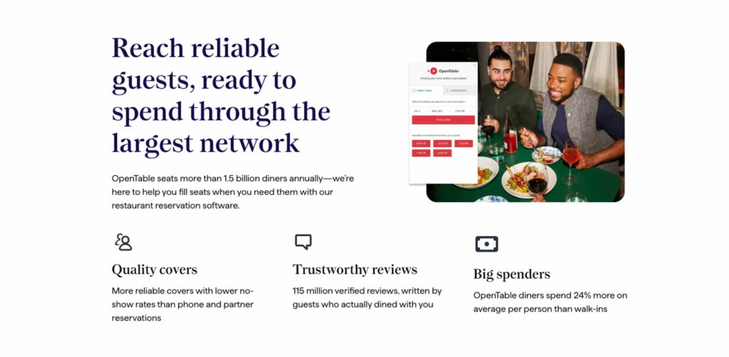 OpenTable - Best For Reach & Visibility