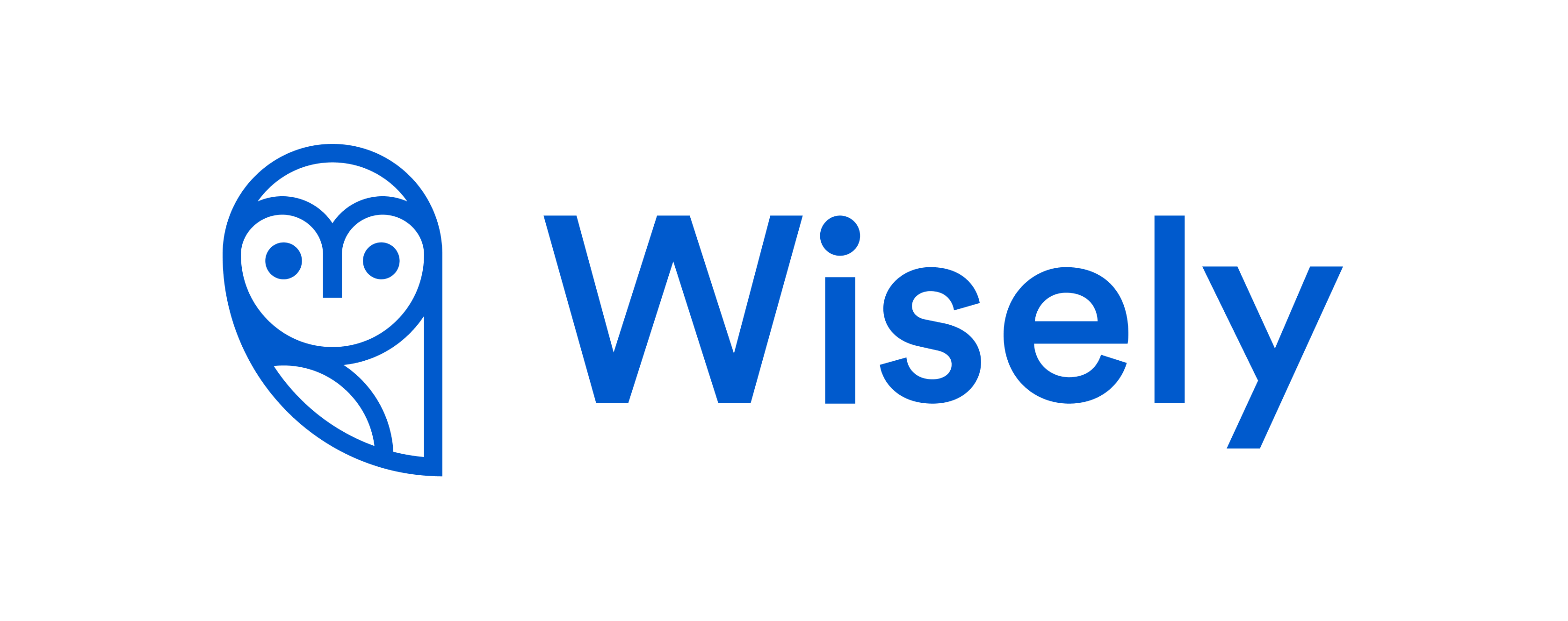 wisely wis logotype dark blue