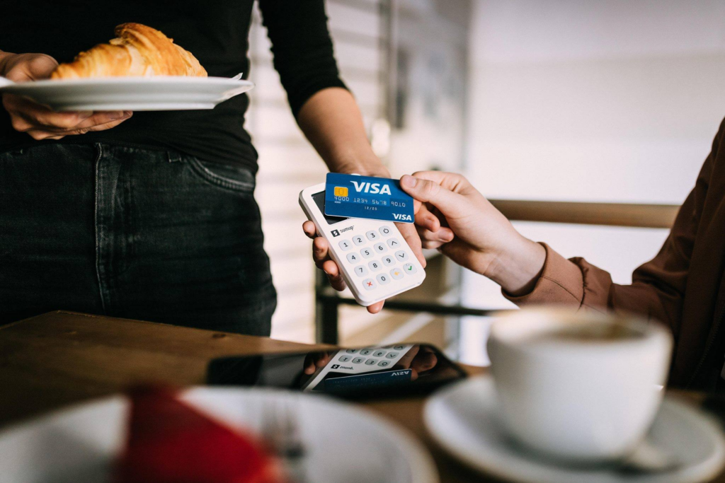 paying with visa on SumUp